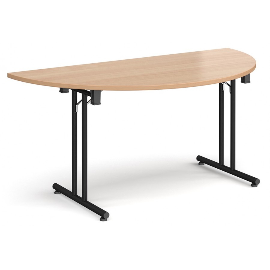 Deco Folding Leg Semi-Circular Meeting Room Table